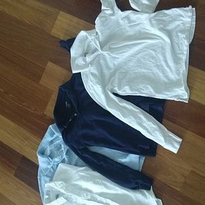10-12 Boy school uniform polos and shirts